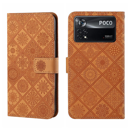 Ethnic Style Embossed Pattern Leather Phone Case, For OPPO A96 5G, For OPPO Find X5, For OPPO Find X5 Pro, For OPPO Realme 9i, For OPPO Reno7, For Xiaomi Poco M4 Pro 5G, For Xiaomi Poco X4 Pro 5G, For Xiaomi 12 Lite
