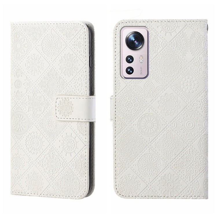 Ethnic Style Embossed Pattern Leather Phone Case, For OPPO A96 5G, For OPPO Find X5, For OPPO Find X5 Pro, For OPPO Realme 9i, For OPPO Reno7, For Xiaomi Poco M4 Pro 5G, For Xiaomi Poco X4 Pro 5G, For Xiaomi 12 Lite