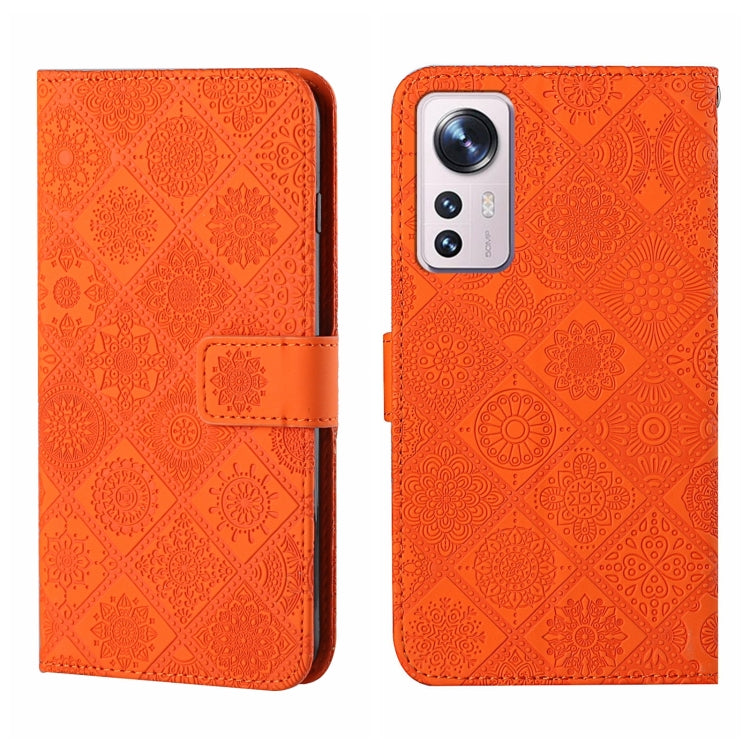 Ethnic Style Embossed Pattern Leather Phone Case, For OPPO A96 5G, For OPPO Find X5, For OPPO Find X5 Pro, For OPPO Realme 9i, For OPPO Reno7, For Xiaomi Poco M4 Pro 5G, For Xiaomi Poco X4 Pro 5G, For Xiaomi 12 Lite