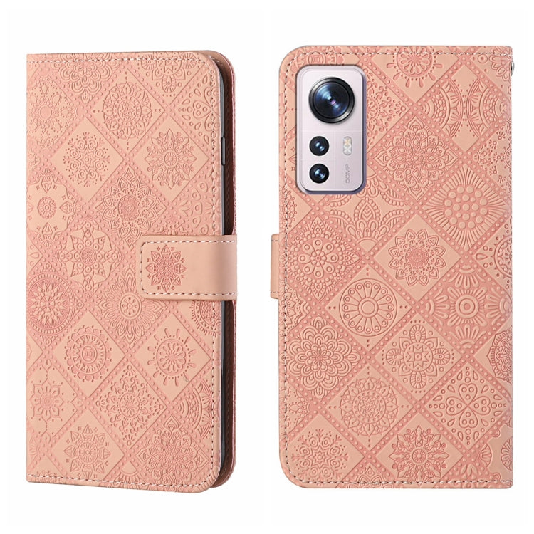 Ethnic Style Embossed Pattern Leather Phone Case, For OPPO A96 5G, For OPPO Find X5, For OPPO Find X5 Pro, For OPPO Realme 9i, For OPPO Reno7, For Xiaomi Poco M4 Pro 5G, For Xiaomi Poco X4 Pro 5G, For Xiaomi 12 Lite
