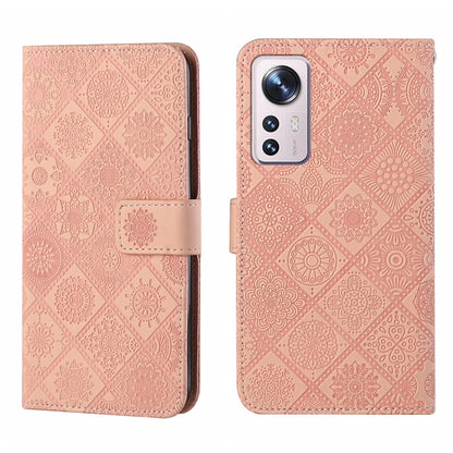 Ethnic Style Embossed Pattern Leather Phone Case, For OPPO A96 5G, For OPPO Find X5, For OPPO Find X5 Pro, For OPPO Realme 9i, For OPPO Reno7, For Xiaomi Poco M4 Pro 5G, For Xiaomi Poco X4 Pro 5G, For Xiaomi 12 Lite