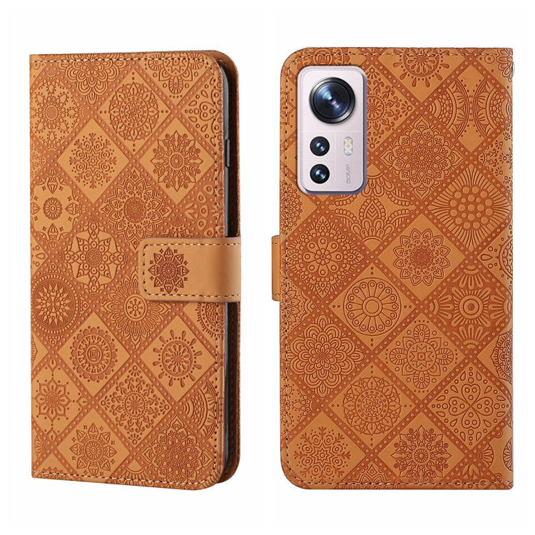 Ethnic Style Embossed Pattern Leather Phone Case, For OPPO A96 5G, For OPPO Find X5, For OPPO Find X5 Pro, For OPPO Realme 9i, For OPPO Reno7, For Xiaomi Poco M4 Pro 5G, For Xiaomi Poco X4 Pro 5G, For Xiaomi 12 Lite