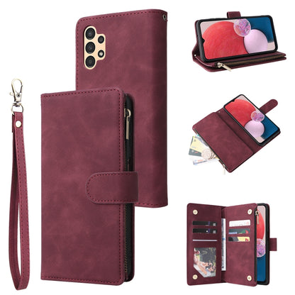 Multifunctional Frosted Zipper Wallet Leather Phone Case, For Samsung Galaxy A13 4G, For Samsung Galaxy A23, For OnePlus 9 Pro, For OnePlus 9, For Google Pixel 6 Pro, For Google Pixel 6a, For Google Pixel 7 5G, For Google Pixel 7 Pro 5G                ...