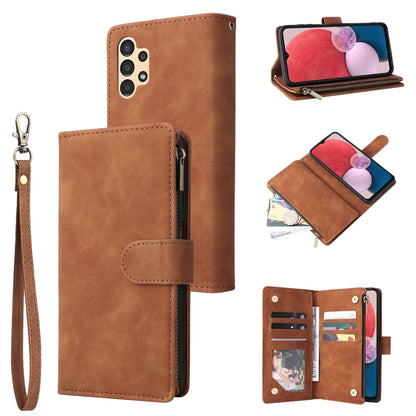 Multifunctional Frosted Zipper Wallet Leather Phone Case, For Samsung Galaxy A13 4G, For Samsung Galaxy A23, For OnePlus 9 Pro, For OnePlus 9, For Google Pixel 6 Pro, For Google Pixel 6a, For Google Pixel 7 5G, For Google Pixel 7 Pro 5G                ...