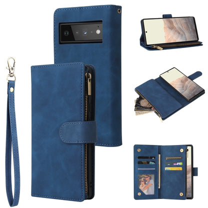 Multifunctional Frosted Zipper Wallet Leather Phone Case, For Samsung Galaxy A13 4G, For Samsung Galaxy A23, For OnePlus 9 Pro, For OnePlus 9, For Google Pixel 6 Pro, For Google Pixel 6a, For Google Pixel 7 5G, For Google Pixel 7 Pro 5G                ...