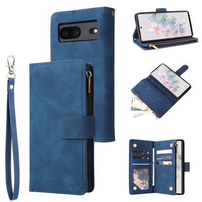 Multifunctional Frosted Zipper Wallet Leather Phone Case, For Samsung Galaxy A13 4G, For Samsung Galaxy A23, For OnePlus 9 Pro, For OnePlus 9, For Google Pixel 6 Pro, For Google Pixel 6a, For Google Pixel 7 5G, For Google Pixel 7 Pro 5G                ...