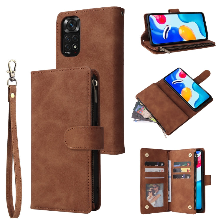 Multifunctional Frosted Zipper Wallet Leather Phone Case, For Samsung Galaxy A13 4G, For Samsung Galaxy A23, For OnePlus 9 Pro, For OnePlus 9, For Google Pixel 6 Pro, For Google Pixel 6a, For Google Pixel 7 5G, For Google Pixel 7 Pro 5G                ...