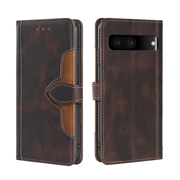 Stitching Skin Feel Magnetic Buckle Horizontal Flip PU Leather Case, For Google Pixel 7 5G, For Huawei Nova 9 SE, For Fujitsu Arrows F-52B, For Kyocera Android One S9/KC S304/Digno Sanga Edition, For Kyocera KY-51B, For Nokia G21/G11, For Nokia X100   ...