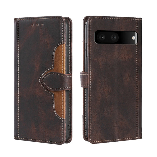 Stitching Skin Feel Magnetic Buckle Horizontal Flip PU Leather Case, For Google Pixel 7 5G, For Huawei Nova 9 SE, For Fujitsu Arrows F-52B, For Kyocera Android One S9/KC S304/Digno Sanga Edition, For Kyocera KY-51B, For Nokia G21/G11, For Nokia X100   ...