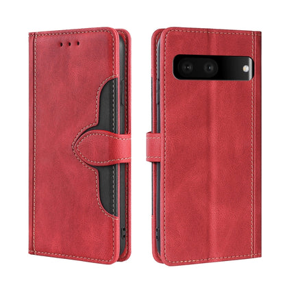 Stitching Skin Feel Magnetic Buckle Horizontal Flip PU Leather Case, For Google Pixel 7 5G, For Huawei Nova 9 SE, For Fujitsu Arrows F-52B, For Kyocera Android One S9/KC S304/Digno Sanga Edition, For Kyocera KY-51B, For Nokia G21/G11, For Nokia X100   ...