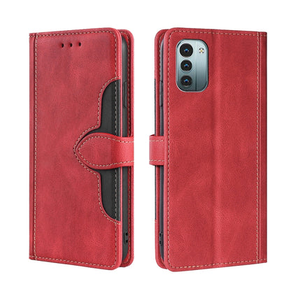 Stitching Skin Feel Magnetic Buckle Horizontal Flip PU Leather Case, For Google Pixel 7 5G, For Huawei Nova 9 SE, For Fujitsu Arrows F-52B, For Kyocera Android One S9/KC S304/Digno Sanga Edition, For Kyocera KY-51B, For Nokia G21/G11, For Nokia X100   ...