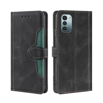 Stitching Skin Feel Magnetic Buckle Horizontal Flip PU Leather Case, For Google Pixel 7 5G, For Huawei Nova 9 SE, For Fujitsu Arrows F-52B, For Kyocera Android One S9/KC S304/Digno Sanga Edition, For Kyocera KY-51B, For Nokia G21/G11, For Nokia X100   ...