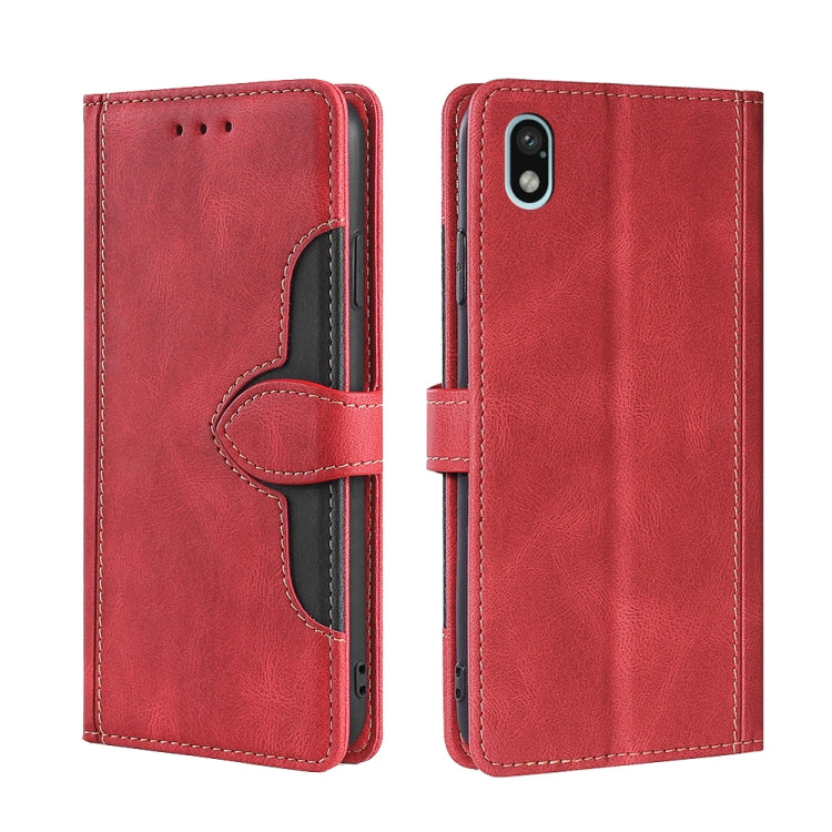 Stitching Skin Feel Magnetic Buckle Horizontal Flip PU Leather Case, For Google Pixel 7 5G, For Huawei Nova 9 SE, For Fujitsu Arrows F-52B, For Kyocera Android One S9/KC S304/Digno Sanga Edition, For Kyocera KY-51B, For Nokia G21/G11, For Nokia X100   ...