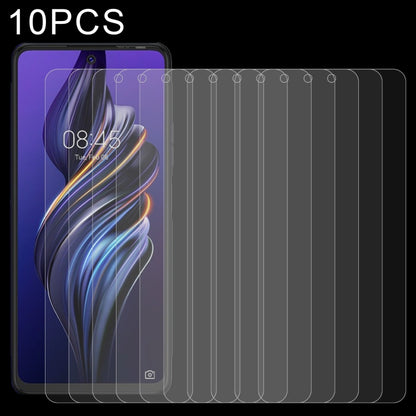 10 PCS 0.26mm 9H 2.5D Tempered Glass Film, For Motorola Moto E32s / Moto E22s(10 PCS), For Nokia C200 (10 PCS), For Tecno Pova 3 (10 PCS)