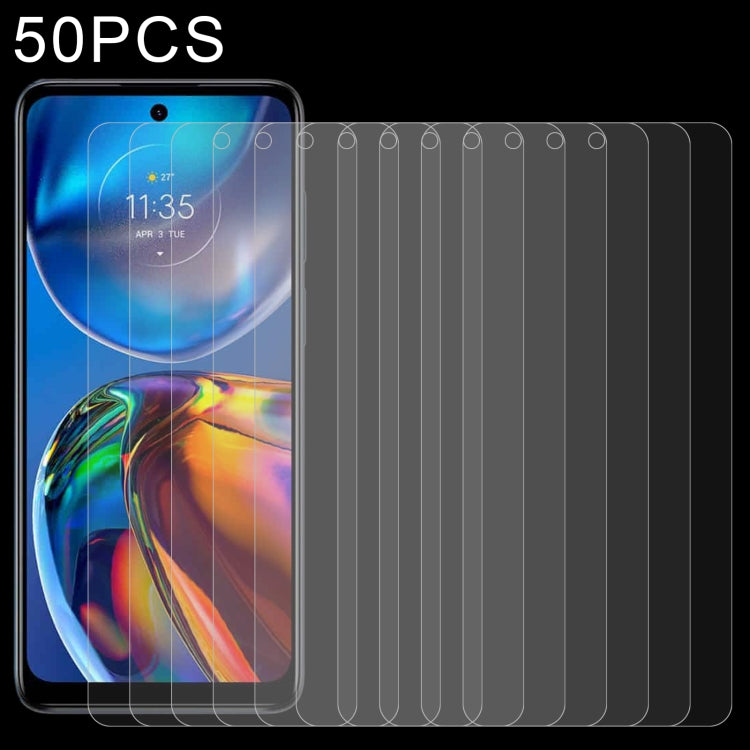 50 PCS 0.26mm 9H 2.5D Tempered Glass Film, For Motorola Moto E32s / Moto E22s(50 PCS), For Nokia C200 (50 PCS), For Tecno Pova 3 (50 PCS)