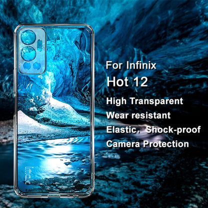 imak UX-5 Series Transparent Shockproof TPU Phone Case, For Infinix Hot 12, For Infinix Hot 12i, For Tecno Spark 6 Go