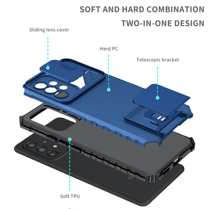 Stereoscopic Holder Sliding Camshield Phone Case, For Samsung Galaxy A53 5G, For Samsung Galaxy A02s US, For Samsung Galaxy A02s EU, For Samsung Galaxy A03 164mm, For Samsung Galaxy A03 166mm, For Samsung Galaxy A03s EU, For Samsung Galaxy A12 5G      ...