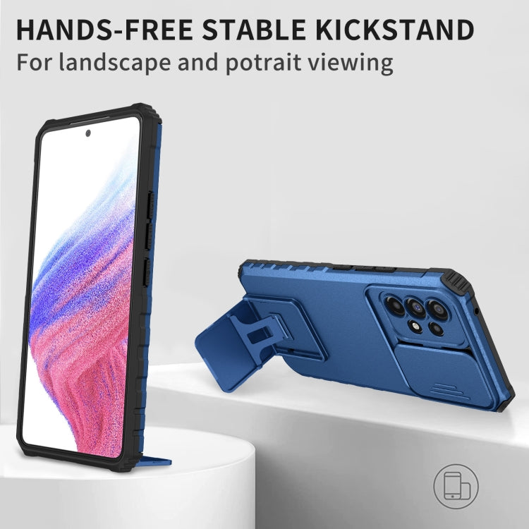 Stereoscopic Holder Sliding Camshield Phone Case, For Samsung Galaxy A53 5G, For Samsung Galaxy A02s US, For Samsung Galaxy A02s EU, For Samsung Galaxy A03 164mm, For Samsung Galaxy A03 166mm, For Samsung Galaxy A03s EU, For Samsung Galaxy A12 5G      ...