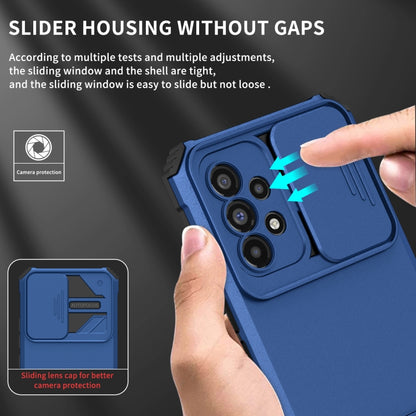 Stereoscopic Holder Sliding Camshield Phone Case, For Samsung Galaxy A53 5G, For Samsung Galaxy A02s US, For Samsung Galaxy A02s EU, For Samsung Galaxy A03 164mm, For Samsung Galaxy A03 166mm, For Samsung Galaxy A03s EU, For Samsung Galaxy A12 5G      ...