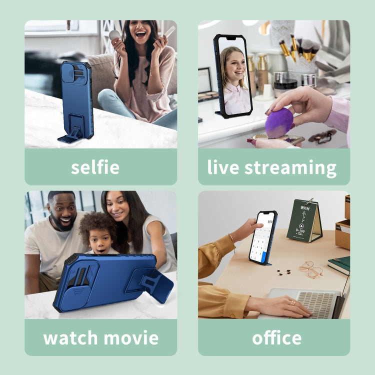 Stereoscopic Holder Sliding Camshield Phone Case, For Samsung Galaxy A53 5G, For Samsung Galaxy A02s US, For Samsung Galaxy A02s EU, For Samsung Galaxy A03 164mm, For Samsung Galaxy A03 166mm, For Samsung Galaxy A03s EU, For Samsung Galaxy A12 5G      ...