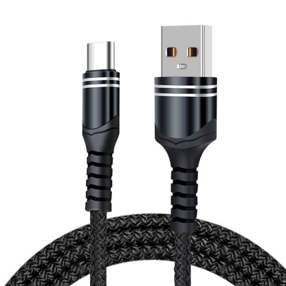 6A Woven Style USB Charging Cable, Cable Length: 1m, USB-C / Type-C, 8 Pin