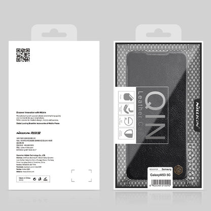 NILLKIN QIN Series Crazy Horse Texture Leather Case, For Samsung Galaxy M33 5G