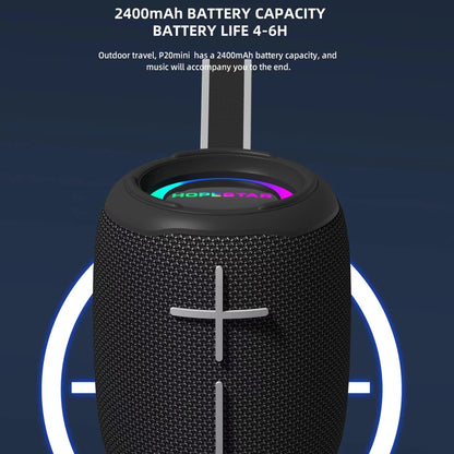 HOPESTAR P20 mini Waterproof Wireless Bluetooth Speaker, P20 mini(Grey), P20 mini(Blue), P20 mini(Black), P20 mini(Red)