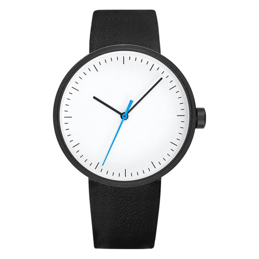 Montre de sport YAZOLE 522 à aiguilles rouges et bleues et mouvement à quartz