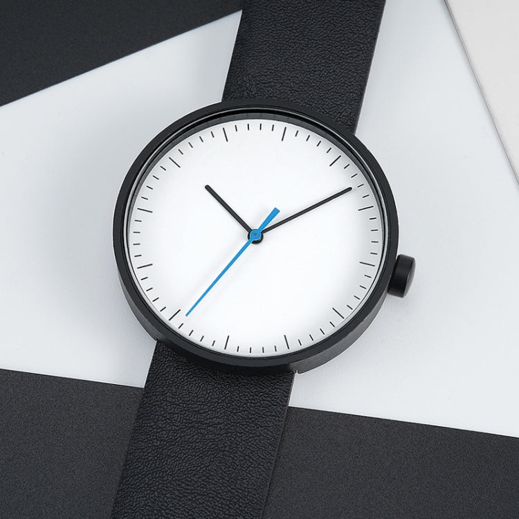 Montre de sport YAZOLE 522 à mouvement à quartz avec aiguilles rouges et bleues