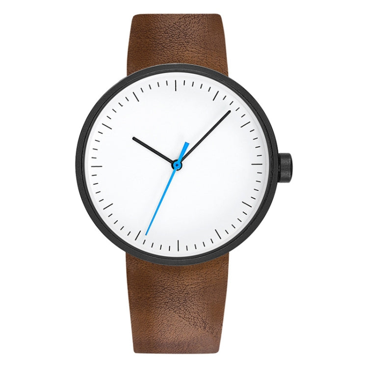 Montre de sport YAZOLE 522 à mouvement à quartz avec aiguilles rouges et bleues