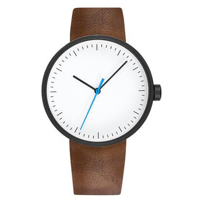 Montre de sport YAZOLE 522 à mouvement à quartz avec aiguilles rouges et bleues