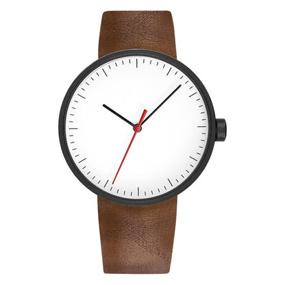 Montre de sport YAZOLE 522 à mouvement à quartz avec aiguilles rouges et bleues