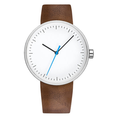 Montre de sport YAZOLE 522 à mouvement à quartz avec aiguilles rouges et bleues