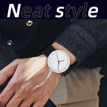 Montre de sport YAZOLE 522 à mouvement à quartz avec aiguilles rouges et bleues