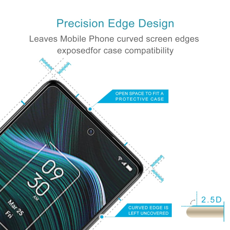 10 PCS 0.26mm 9H 2.5D Tempered Glass Film, For TCL Stylus (10 PCS), For Tecno Spark 9 Pro (50 PCS)