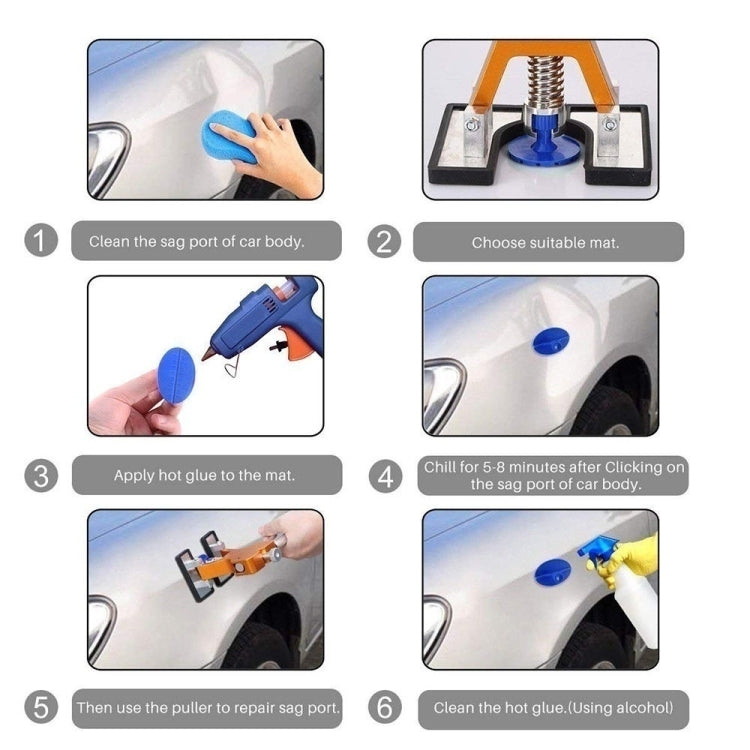 41 in 1 12V Car Cigarette Lighter Plug Paintless Dent Puller, 41 in 1