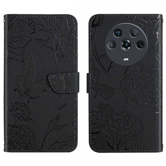 Skin Feel Butterfly Peony Embossed Leather Phone Case, For Honor Magic4, For Honor Magic4 Pro, For Motorola Moto G42, For Motorola Moto G62 5G, For Motorola Moto G52J 5G, For Motorola Moto G71S, For OPPO Realme Narzo 50 4G, For OPPO Reno7 4G