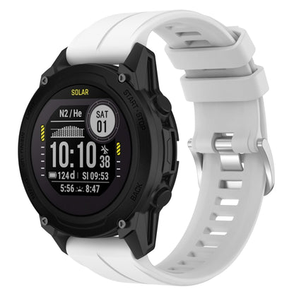 For Garmin Descent G1 / Forerunner 745/945/935 / Approach S62 Solid Color Silicone Watch Band