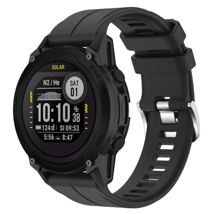 For Garmin Descent G1 / Forerunner 745/945/935 / Approach S62 Solid Color Silicone Watch Band