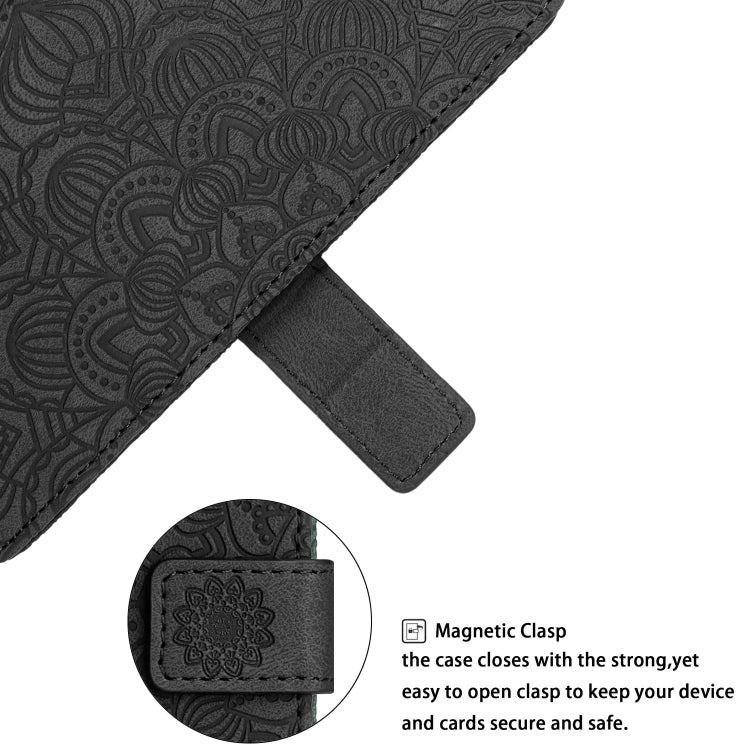 Mandala Embossed Flip Leather Phone Case, For OPPO Reno6 Pro 5G, For OPPO Reno7 5G