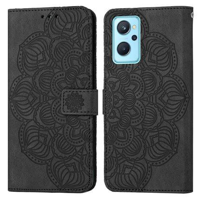 Mandala Embossed Flip Leather Phone Case, For OPPO Reno6 Pro 5G, For OPPO Reno7 5G