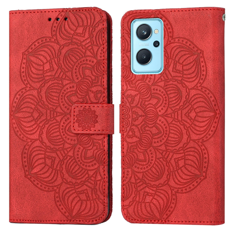Mandala Embossed Flip Leather Phone Case, For OPPO Reno6 Pro 5G, For OPPO Reno7 5G