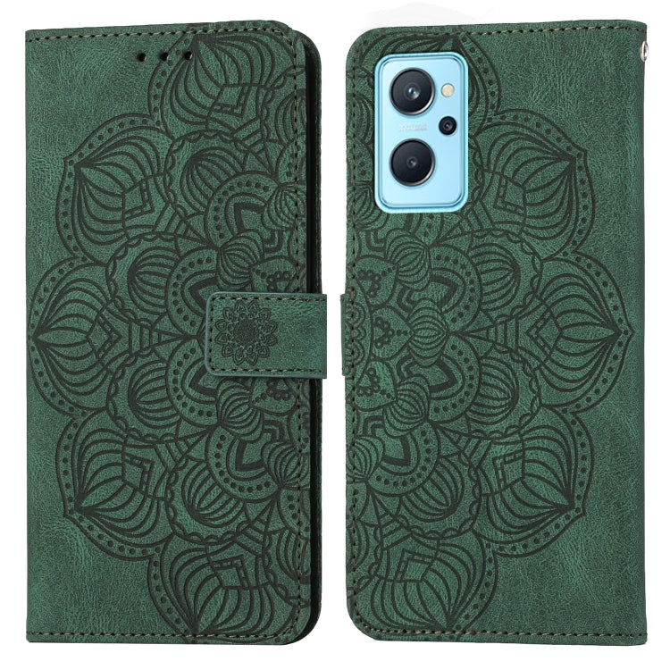 Mandala Embossed Flip Leather Phone Case, For OPPO Reno6 Pro 5G, For OPPO Reno7 5G