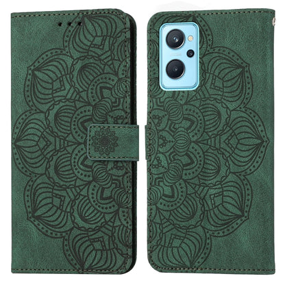 Mandala Embossed Flip Leather Phone Case, For OPPO Reno6 Pro 5G, For OPPO Reno7 5G