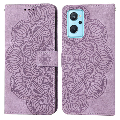 Mandala Embossed Flip Leather Phone Case, For OPPO Reno6 Pro 5G, For OPPO Reno7 5G