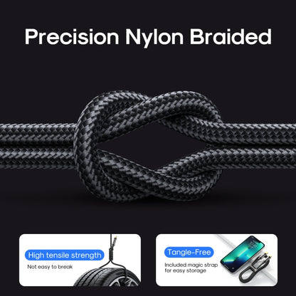 JOYROOM S-UL012A12 Câble de synchronisation de données USB-A vers 8 broches 2.4A, 1.2m USB-A vers 8 broches