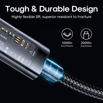 JOYROOM S-UL012A12 Câble de synchronisation de données USB-A vers 8 broches 2.4A, 1.2m USB-A vers 8 broches