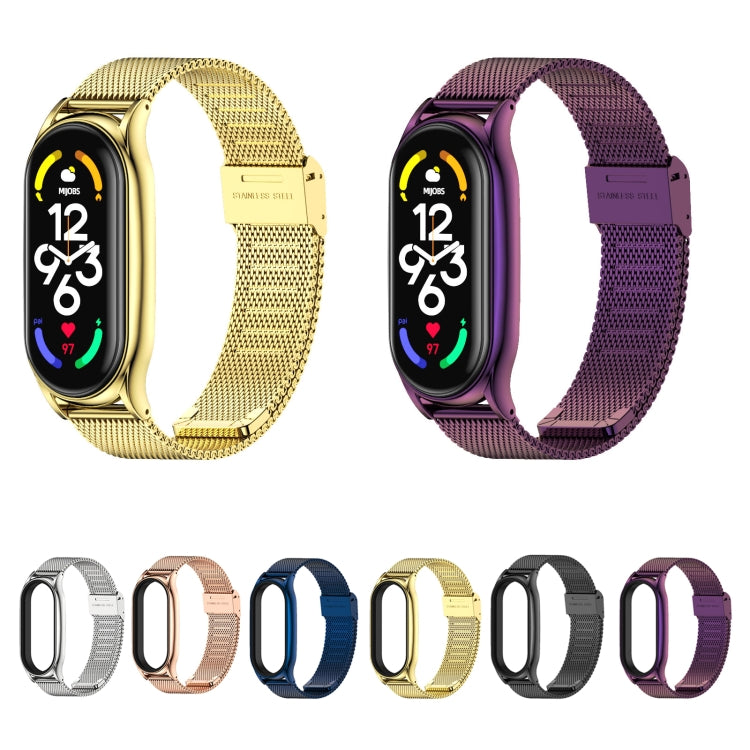 MIJOBS Milan Buckle Plus Stainless Steel Watch Band, Plus