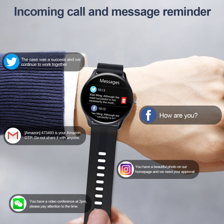 L1 1.32 inch IPS Color Screen Smart Wristband, Support Sleep Monitoring/Heart Rate Monitoring
