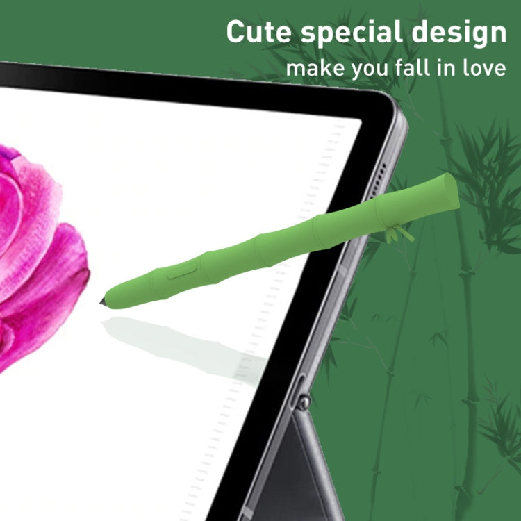 Bamboo Liquid Silicone Gel Stylus Pen Protective Case